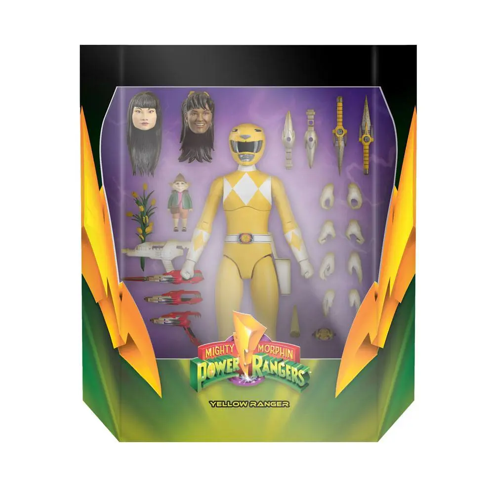 Mighty Morphin Power Rangers Ultimates Figurka Akcji Yellow Ranger 18 cm zdjęcie produktu