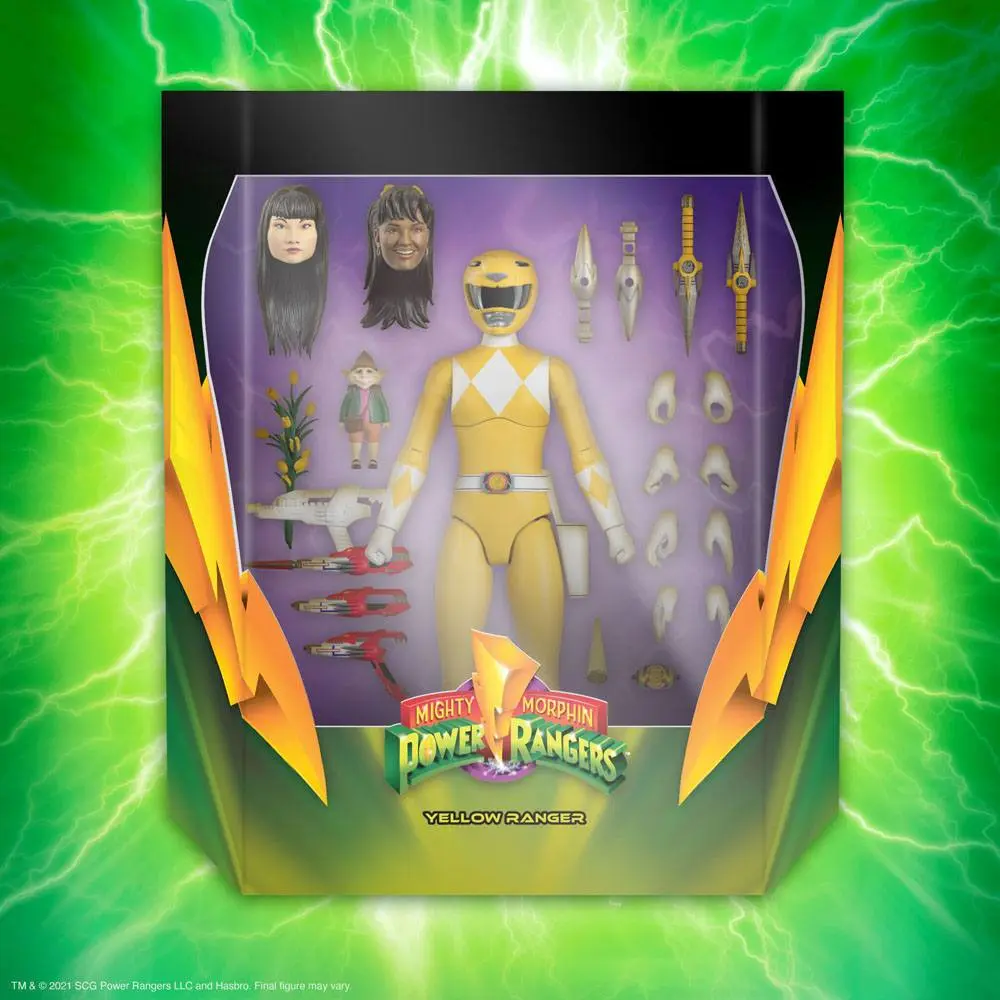 Mighty Morphin Power Rangers Ultimates Figurka Akcji Yellow Ranger 18 cm zdjęcie produktu