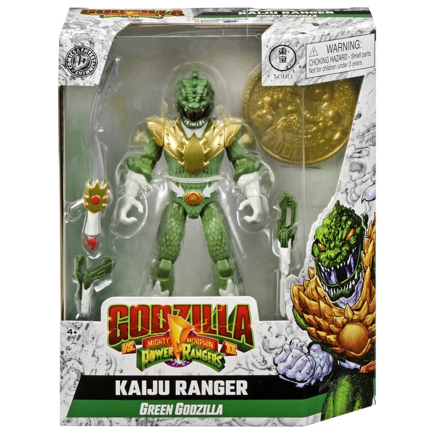 Mighty Morphin Power Rangers x Godzilla Figurka Green Godzilla zdjęcie produktu
