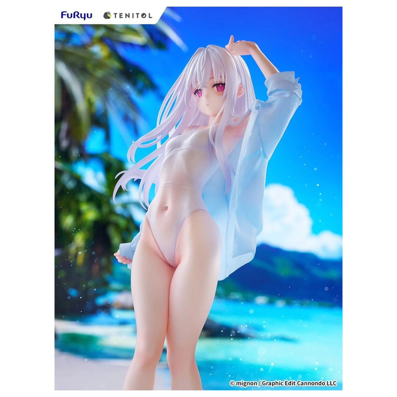 Mignon Works Tenitol Tall PVC Figurka Shiro Swimsuit Ver. 30 cm zdjęcie produktu