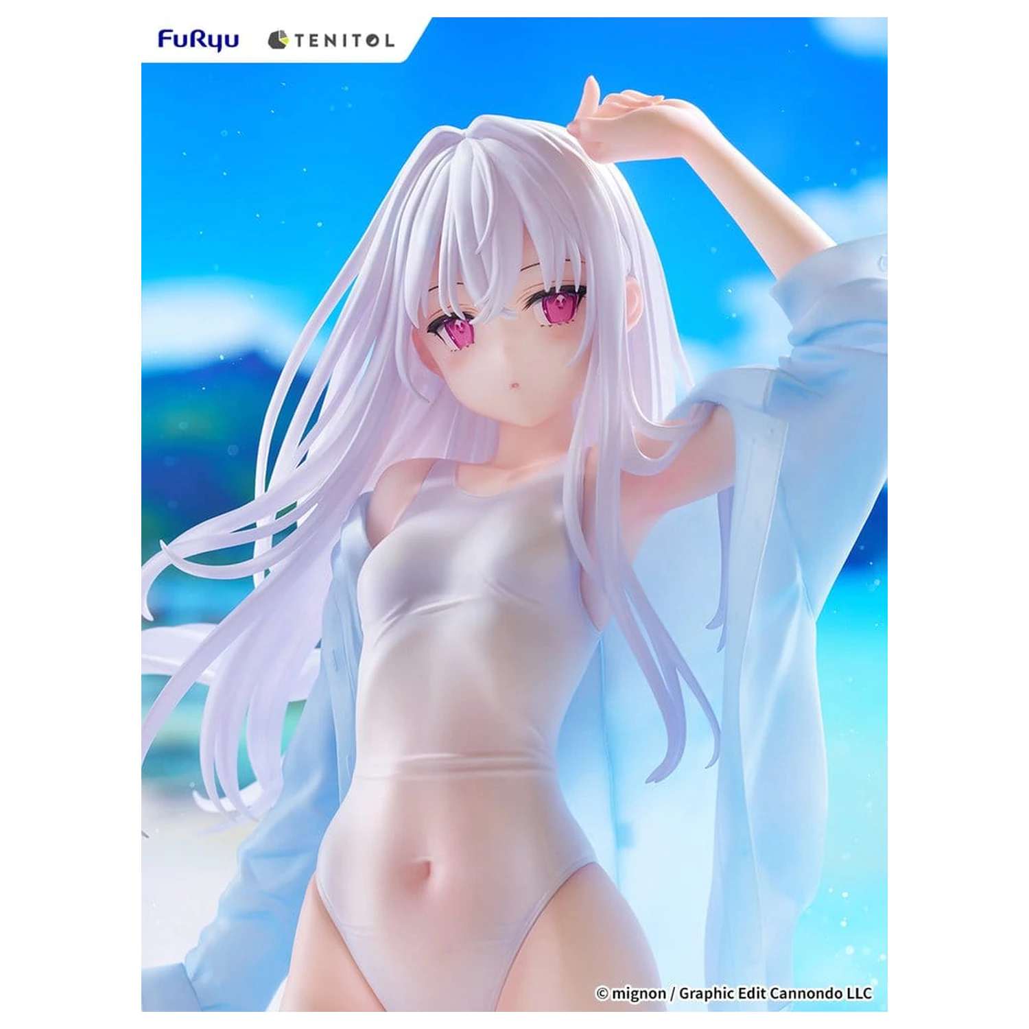 Mignon Works Tenitol Tall PVC Figurka Shiro Swimsuit Ver. 30 cm zdjęcie produktu