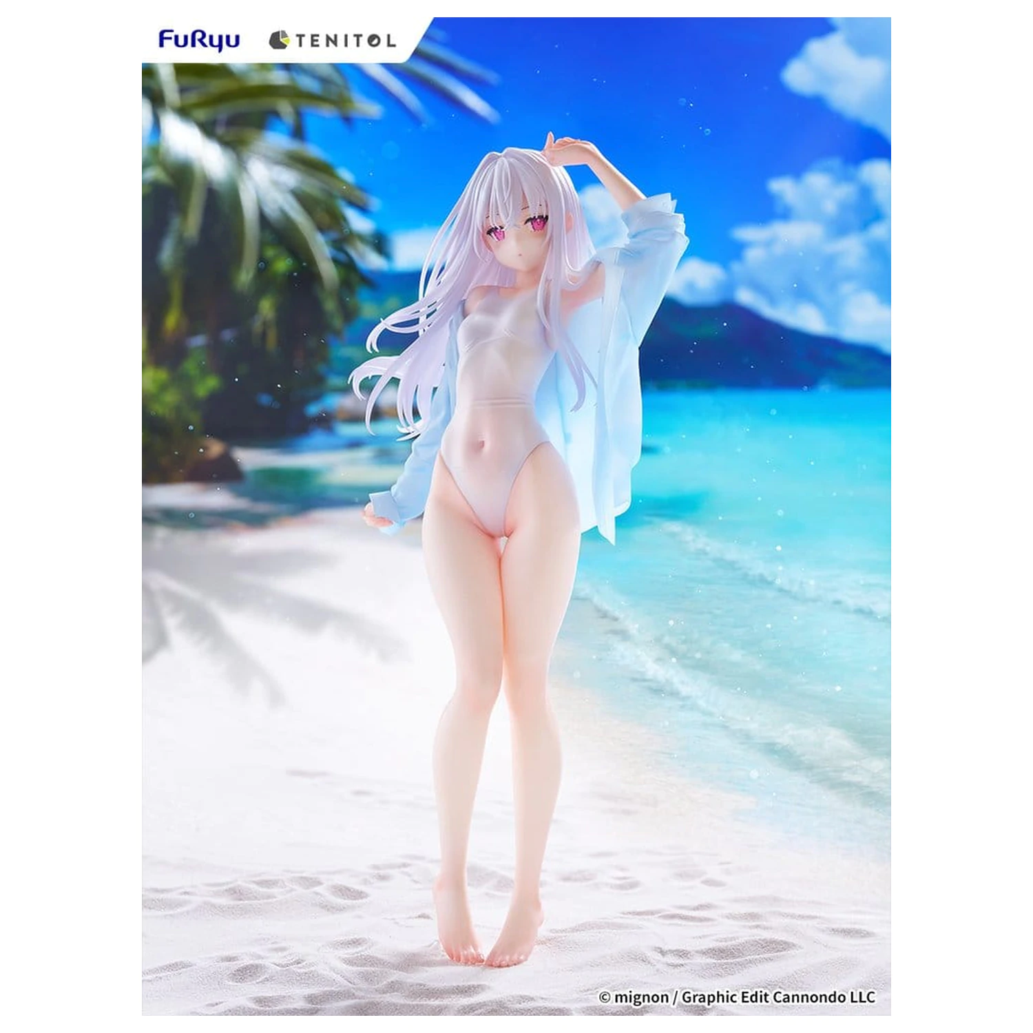 Mignon Works Tenitol Tall PVC Figurka Shiro Swimsuit Ver. 30 cm zdjęcie produktu