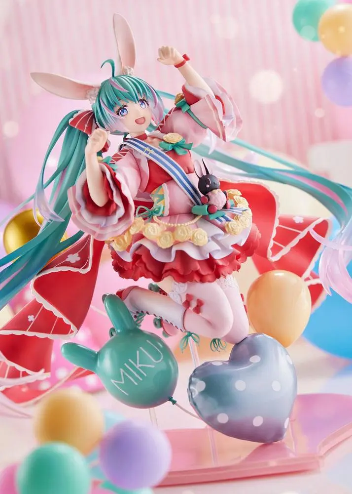 Statua Miku Hatsune z PCV 1/7 Miku Hatsune Birthday 2021 (Pretty Rabbit Ver.) by Spiritale 21 cm zdjęcie produktu
