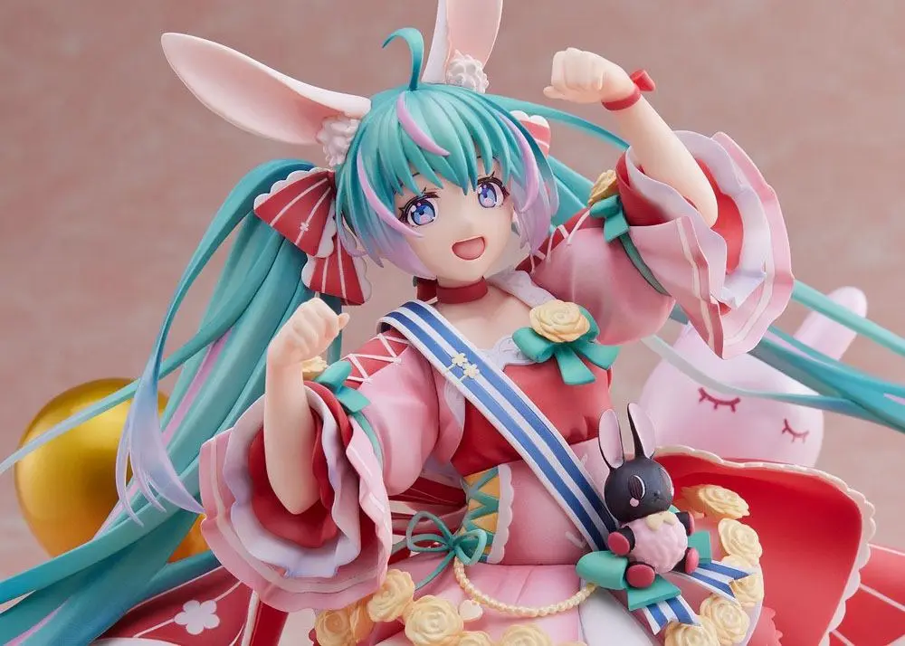 Statua Miku Hatsune z PCV 1/7 Miku Hatsune Birthday 2021 (Pretty Rabbit Ver.) by Spiritale 21 cm zdjęcie produktu