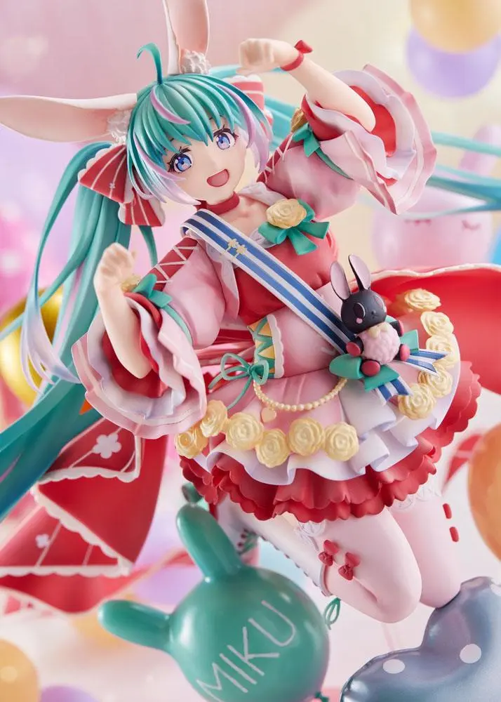 Statua Miku Hatsune z PCV 1/7 Miku Hatsune Birthday 2021 (Pretty Rabbit Ver.) by Spiritale 21 cm zdjęcie produktu