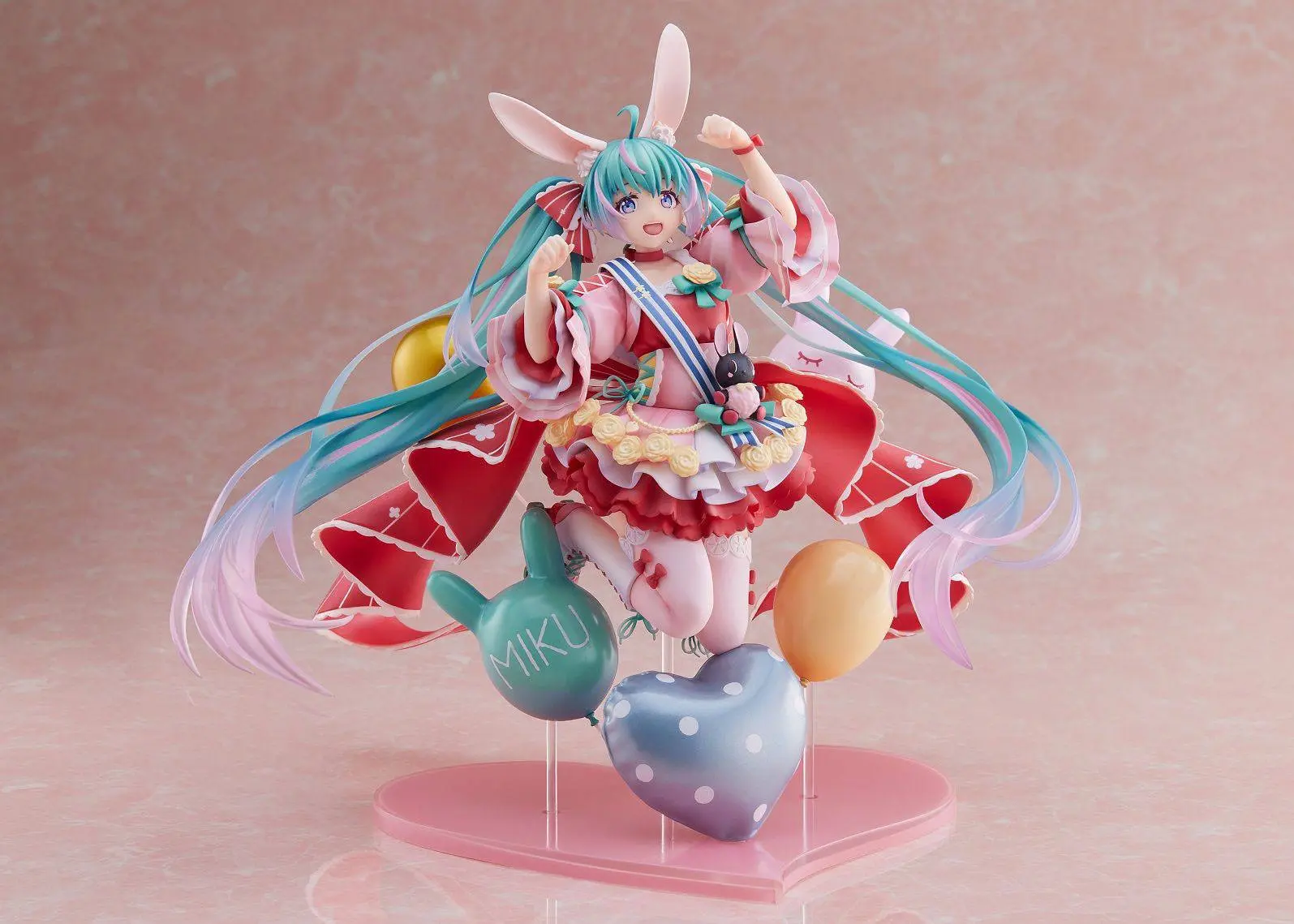 Statua Miku Hatsune z PCV 1/7 Miku Hatsune Birthday 2021 (Pretty Rabbit Ver.) by Spiritale 21 cm zdjęcie produktu