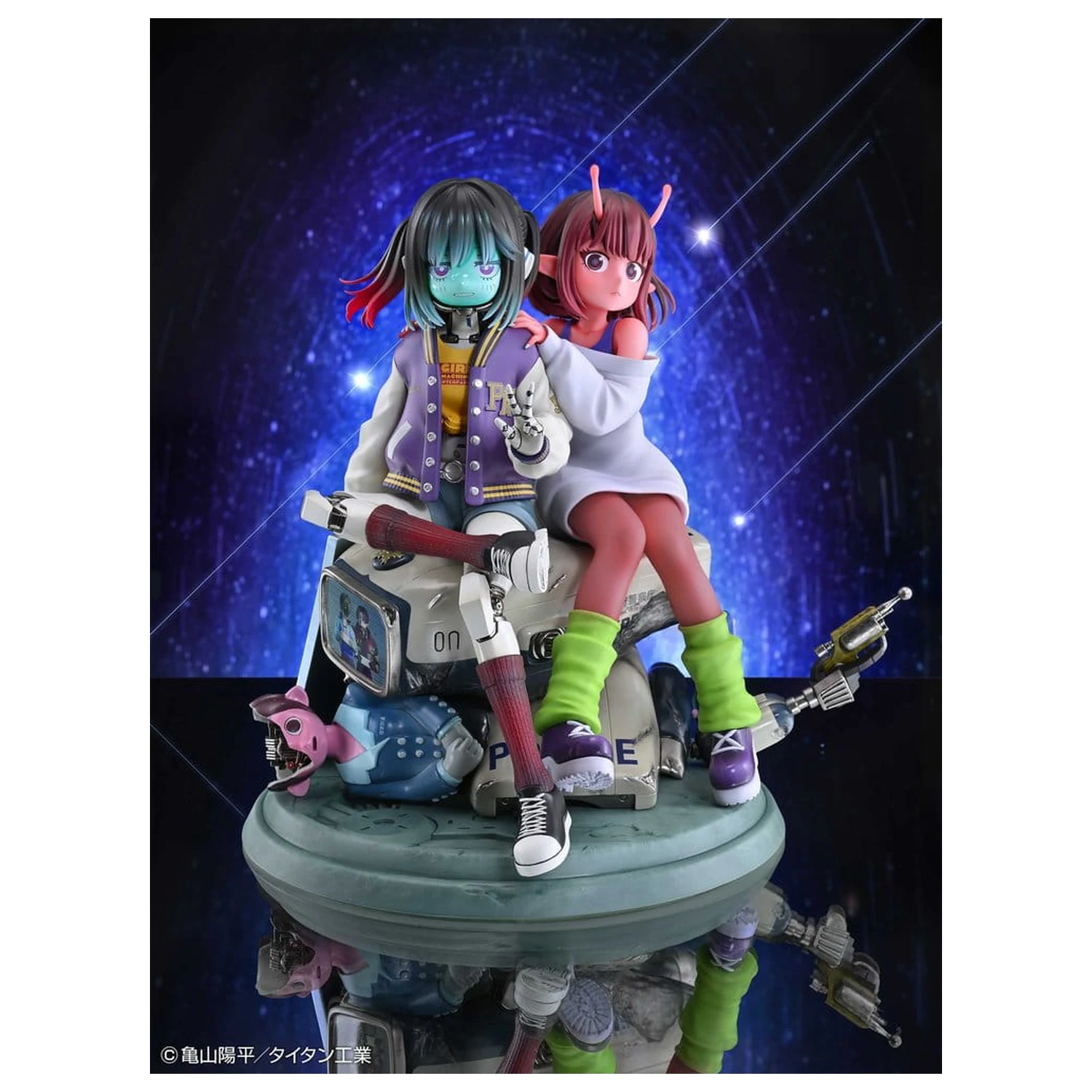 Milky Subway The Galactic Limited Express figurki PVC 2-pak Chiharu & Makina 18 cm zdjęcie produktu