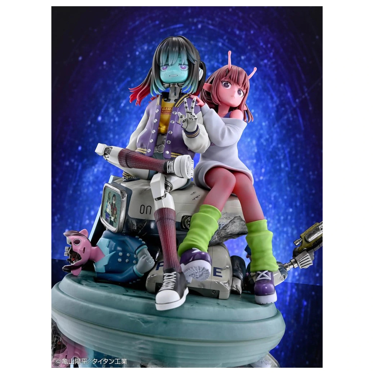 Milky Subway The Galactic Limited Express figurki PVC 2-pak Chiharu & Makina 18 cm zdjęcie produktu