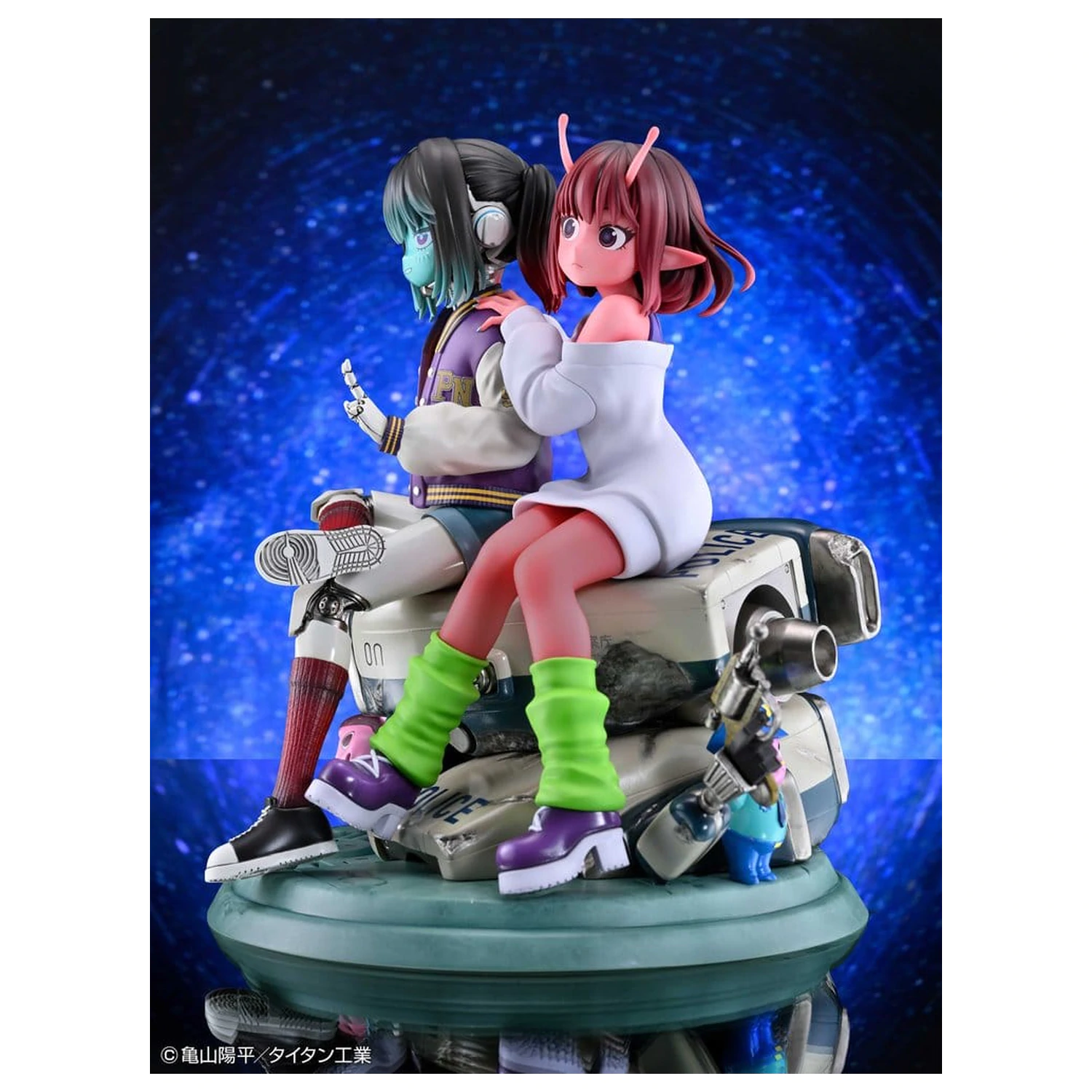 Milky Subway The Galactic Limited Express figurki PVC 2-pak Chiharu & Makina 18 cm zdjęcie produktu
