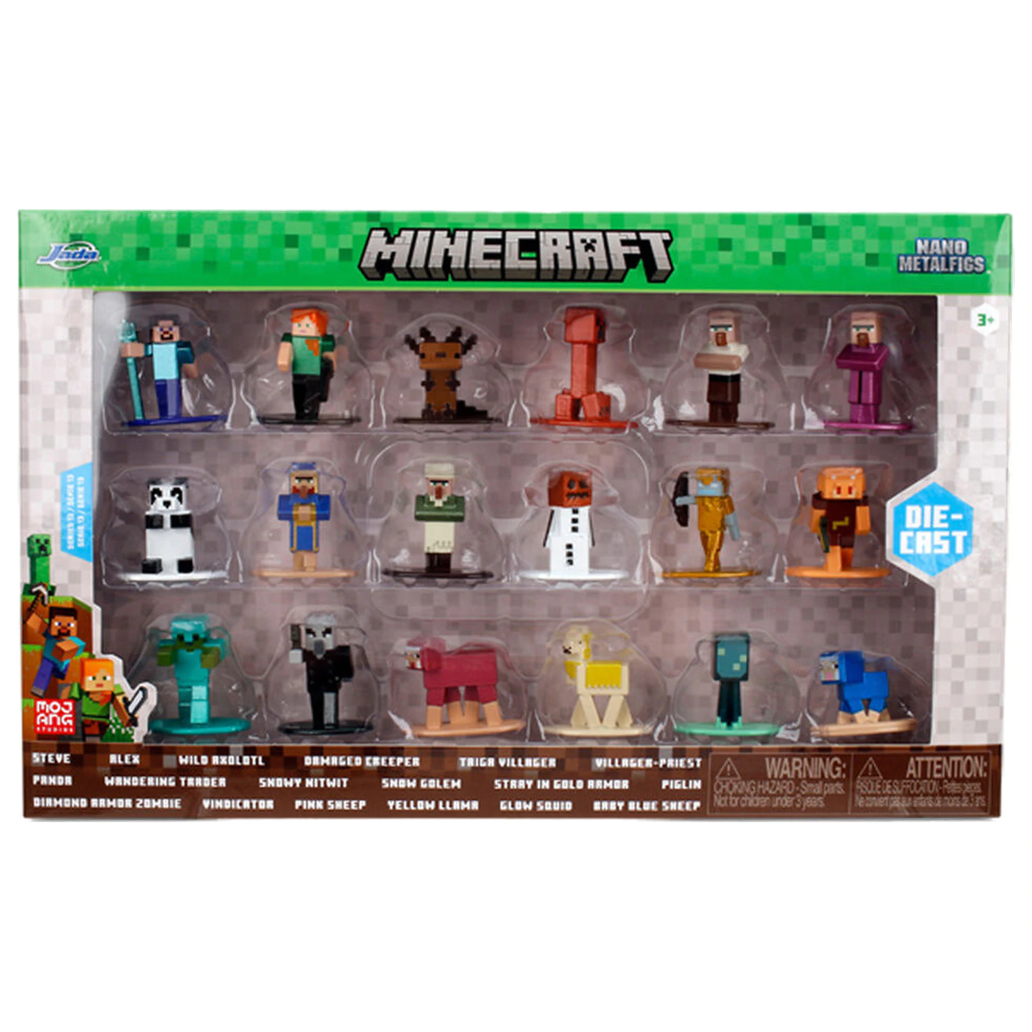 Minecraft zestaw 18 figurek 4cm zdjęcie produktu