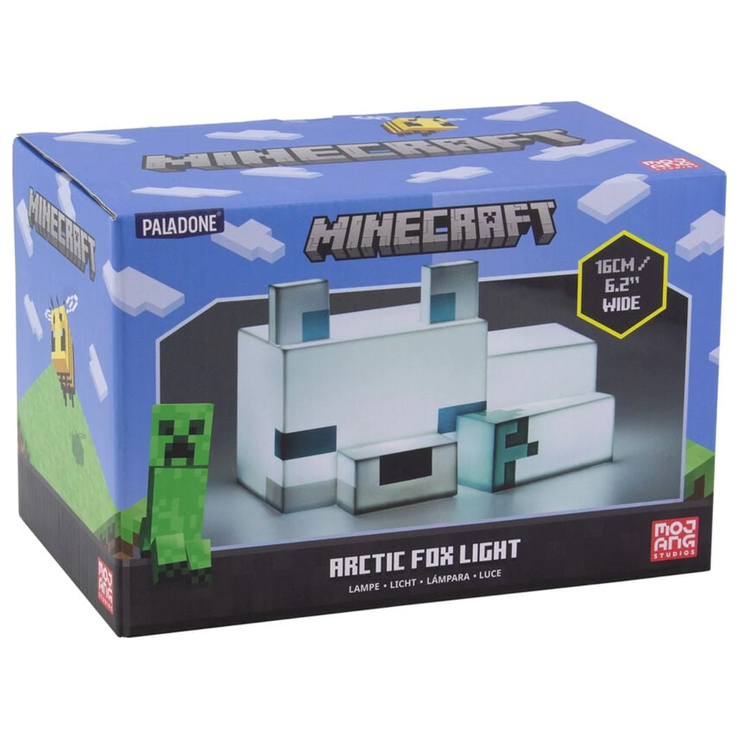 Minecraft 3D Lampa Nocna Arctic Fox zdjęcie produktu