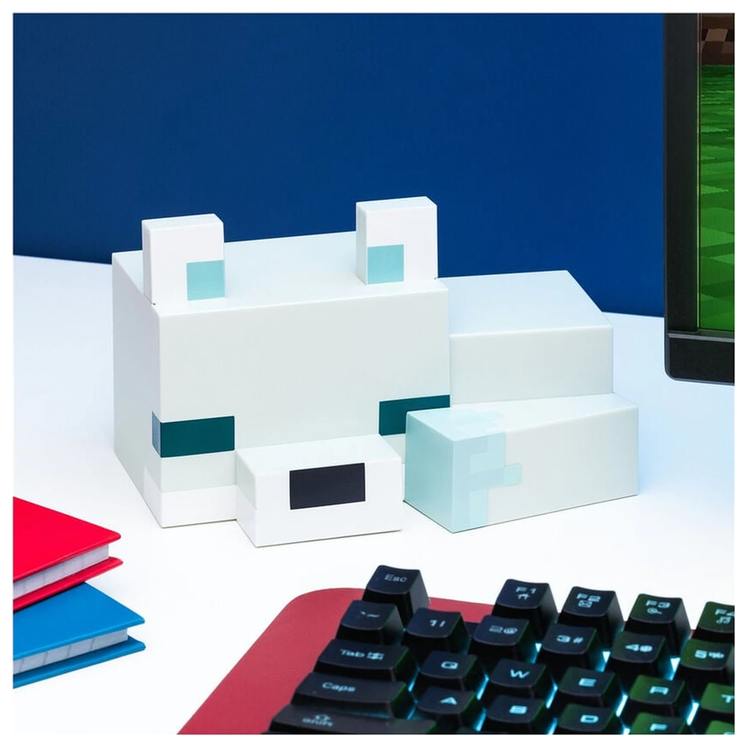 Minecraft 3D Lampa Nocna Arctic Fox zdjęcie produktu