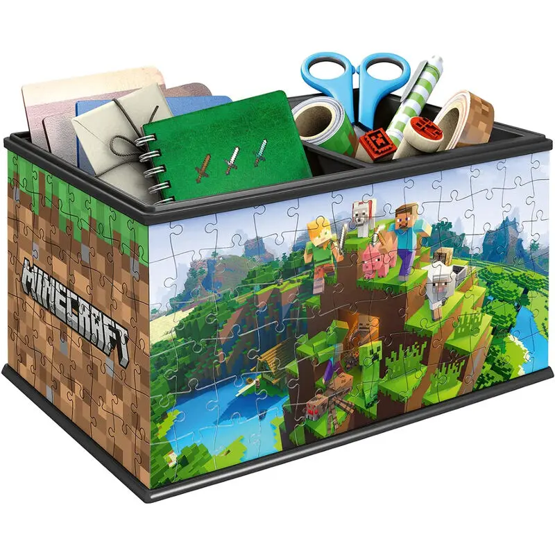 Pudełko do przechowywania Minecraft 3D puzzle 216 elementów zdjęcie produktu