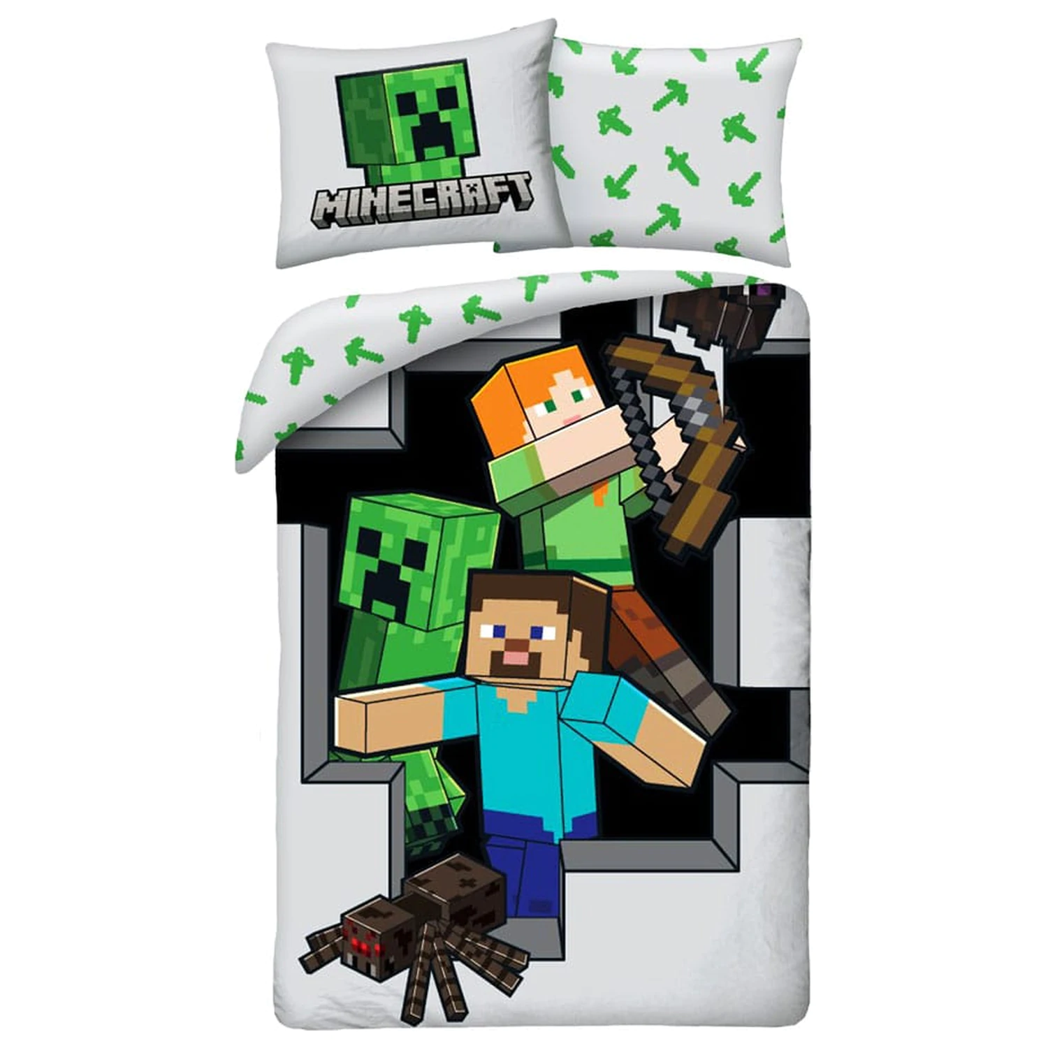 Zestaw pościeli Minecraft Duvet Set Ver. 8 140 x 200 cm / 70 x 90 cm zdjęcie produktu