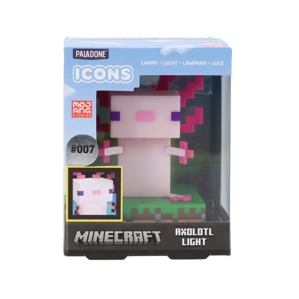 Lampka Minecraft Icon Axolotl zdjęcie produktu