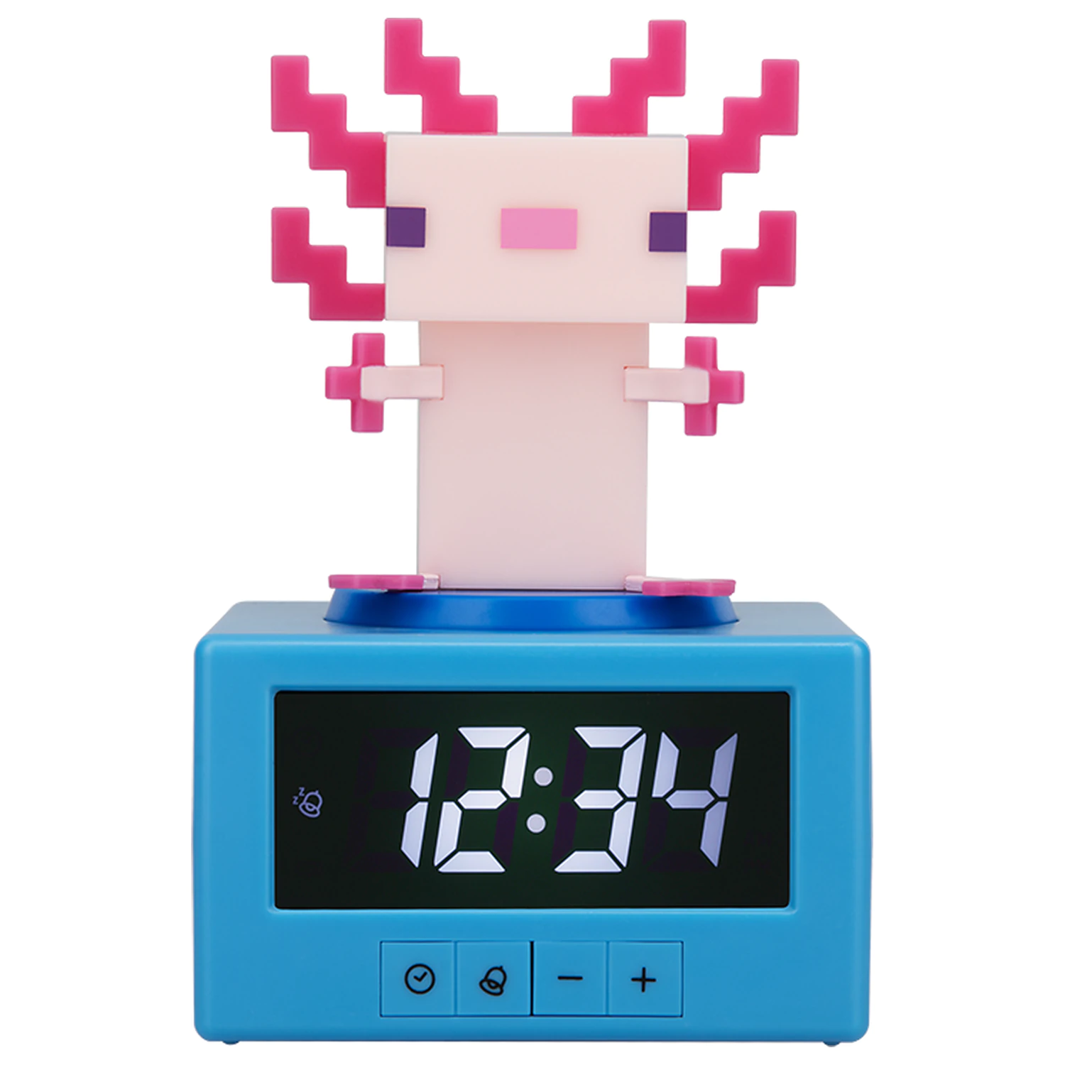 Minecraft Axolotl Icon Lampka Budzik 12cm zdjęcie produktu