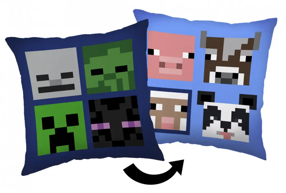 Minecraft Bad Mobs poduszka, ozdobna poduszka 40*40 cm zdjęcie produktu
