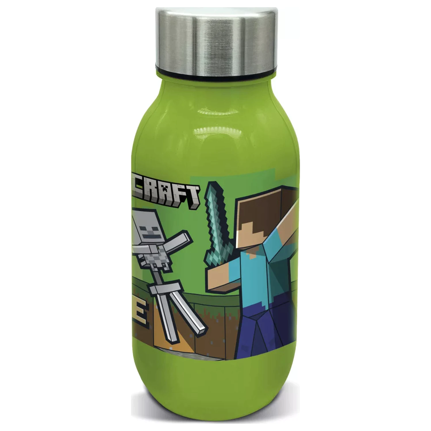 Plastikowa butelka na wodę Minecraft Battle z zakrętką 430 ml zdjęcie produktu