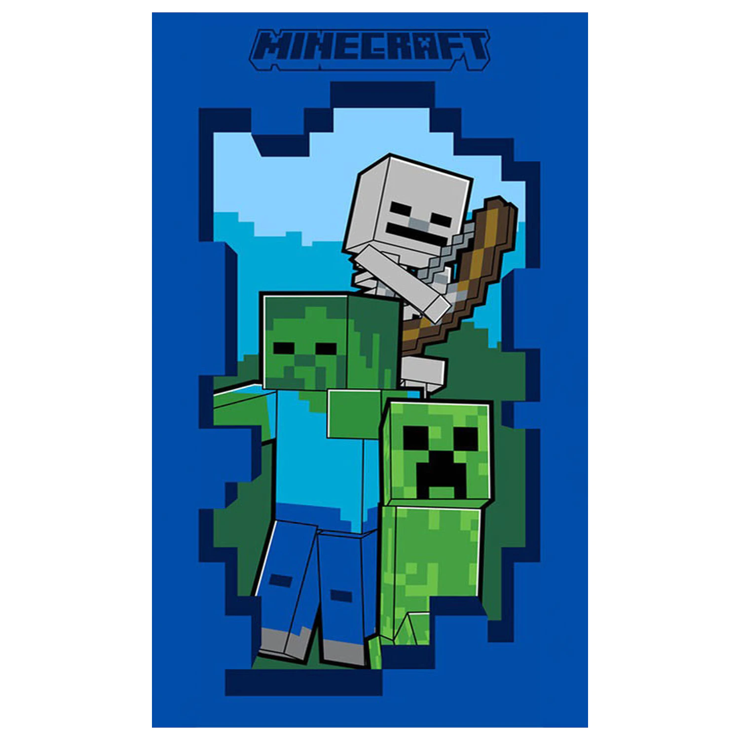 Minecraft Beware Ręcznik do rąk, ręcznik do twarzy, ręcznik zdjęcie produktu