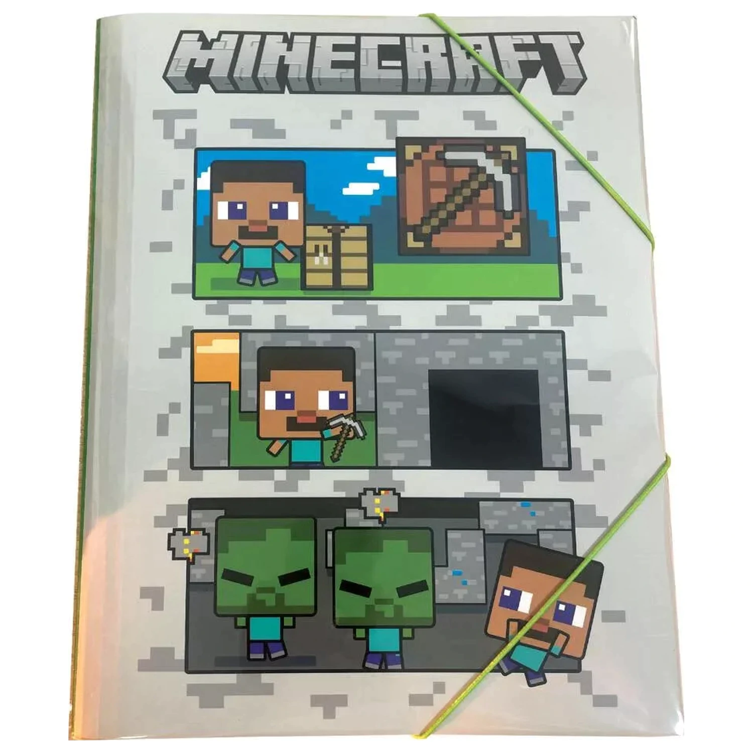 Minecraft Block World A4 teczka z gumką zdjęcie produktu