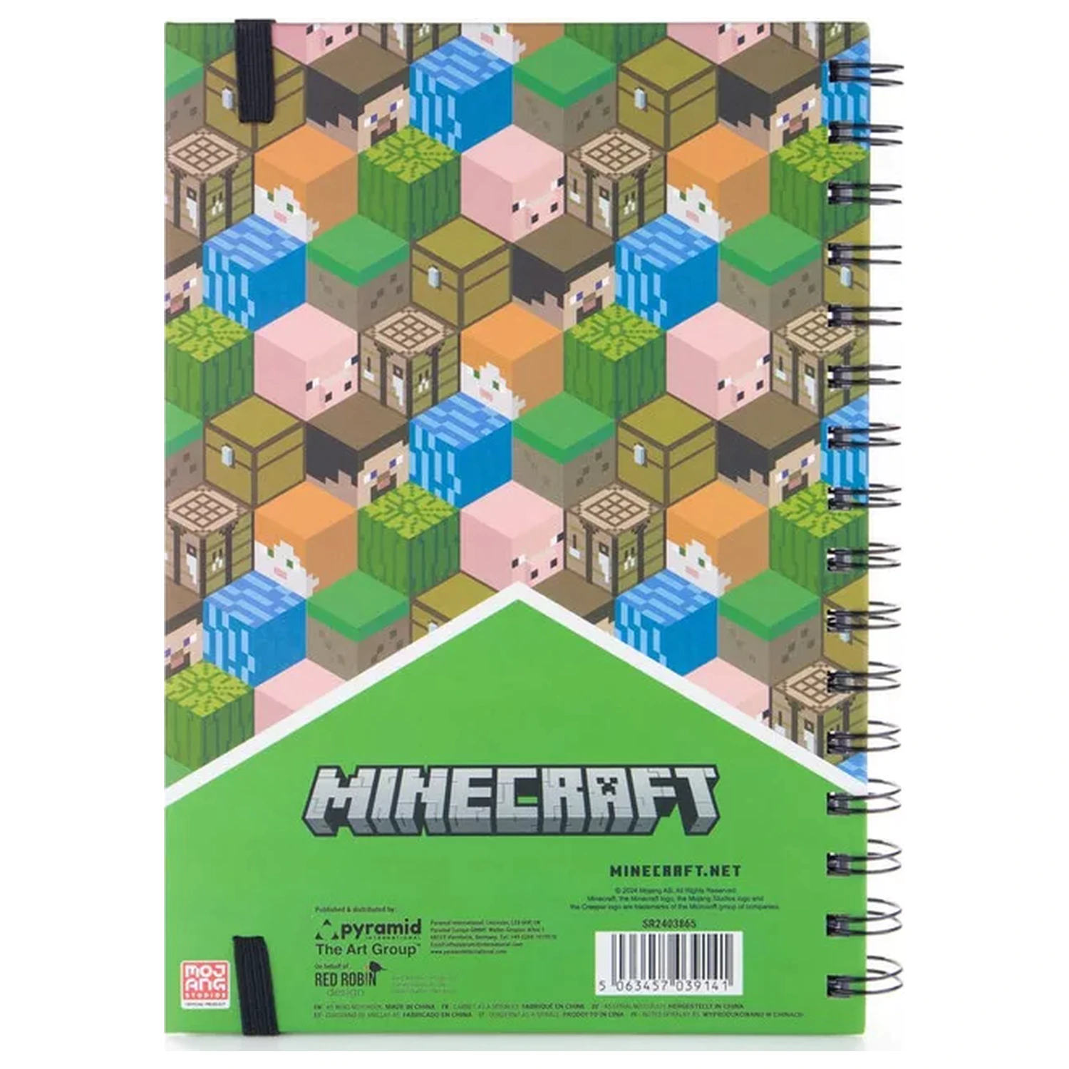 Minecraft Blocks A5 Zeszyt w linię na spirali zdjęcie produktu