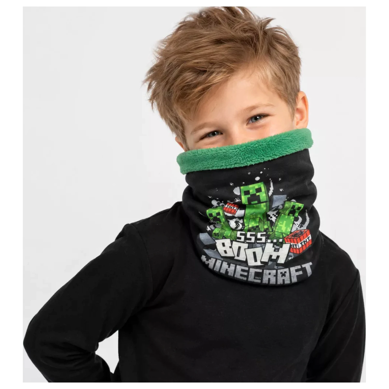 Minecraft Boom Sherpa Szalik Snood Dziecięcy zdjęcie produktu