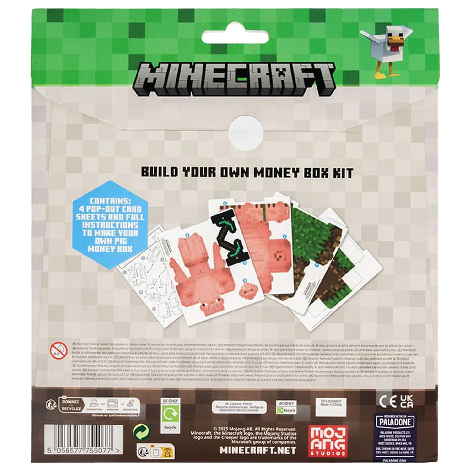 Minecraft Zbuduj Własną Skarbonkę Skarb Schwein zdjęcie produktu