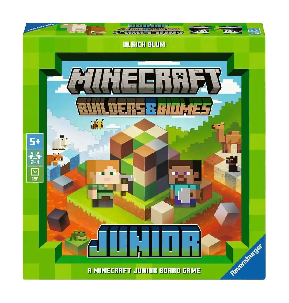 Minecraft: Gra Planszowa Budowniczowie i Biomy Junior zdjęcie produktu