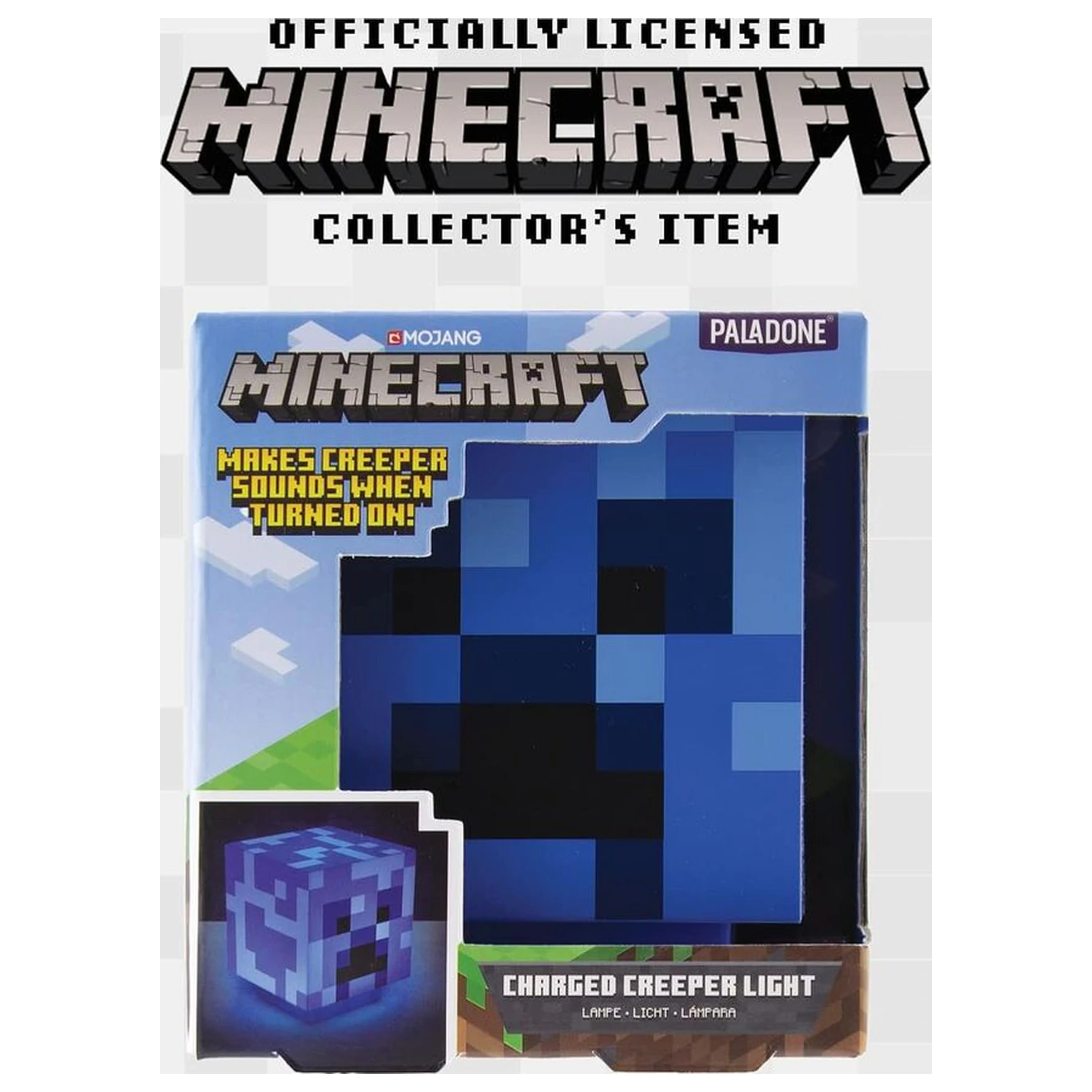 Minecraft Charged Creeper lampa z dźwiękiem 3D zdjęcie produktu