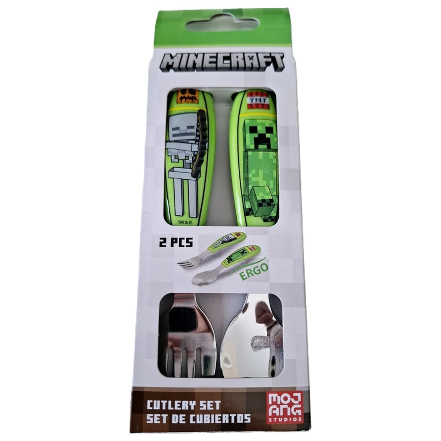 Minecraft Core Metal Ergo Zestaw sztućców - 2 sztuki zdjęcie produktu