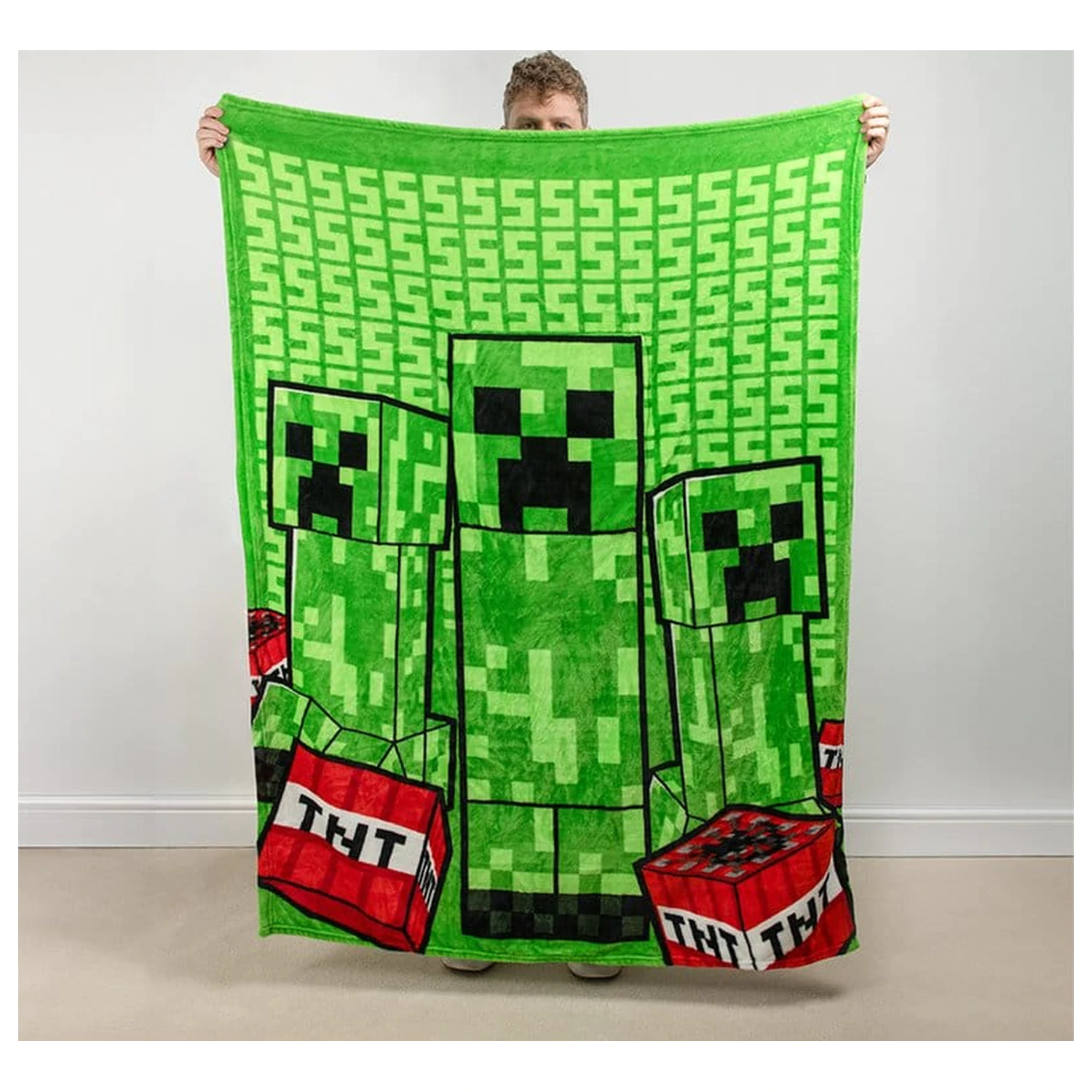 Składana poduszka i kocyk 2 w 1 Minecraft Creeper 150 cm zdjęcie produktu