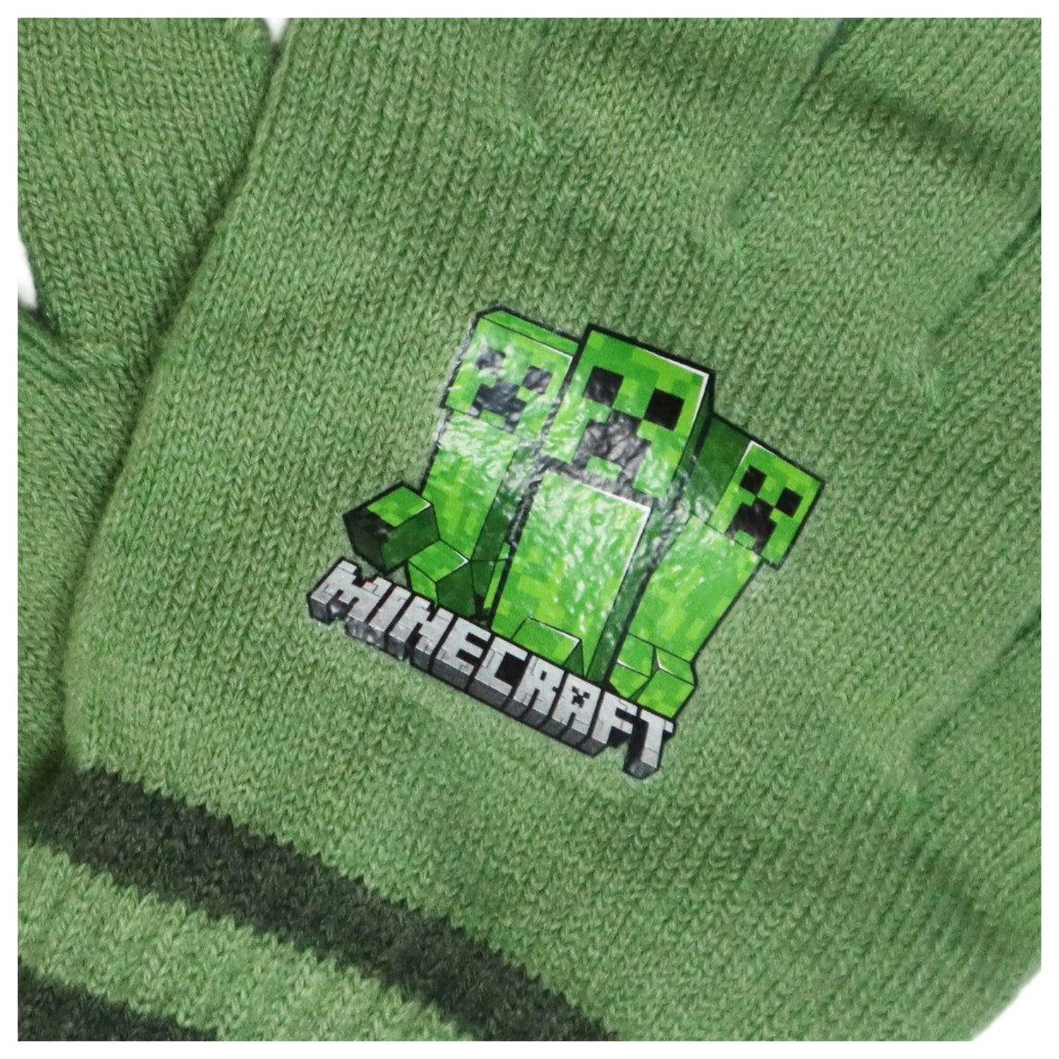Minecraft Creeper Zielone rękawiczki dziecięce zdjęcie produktu