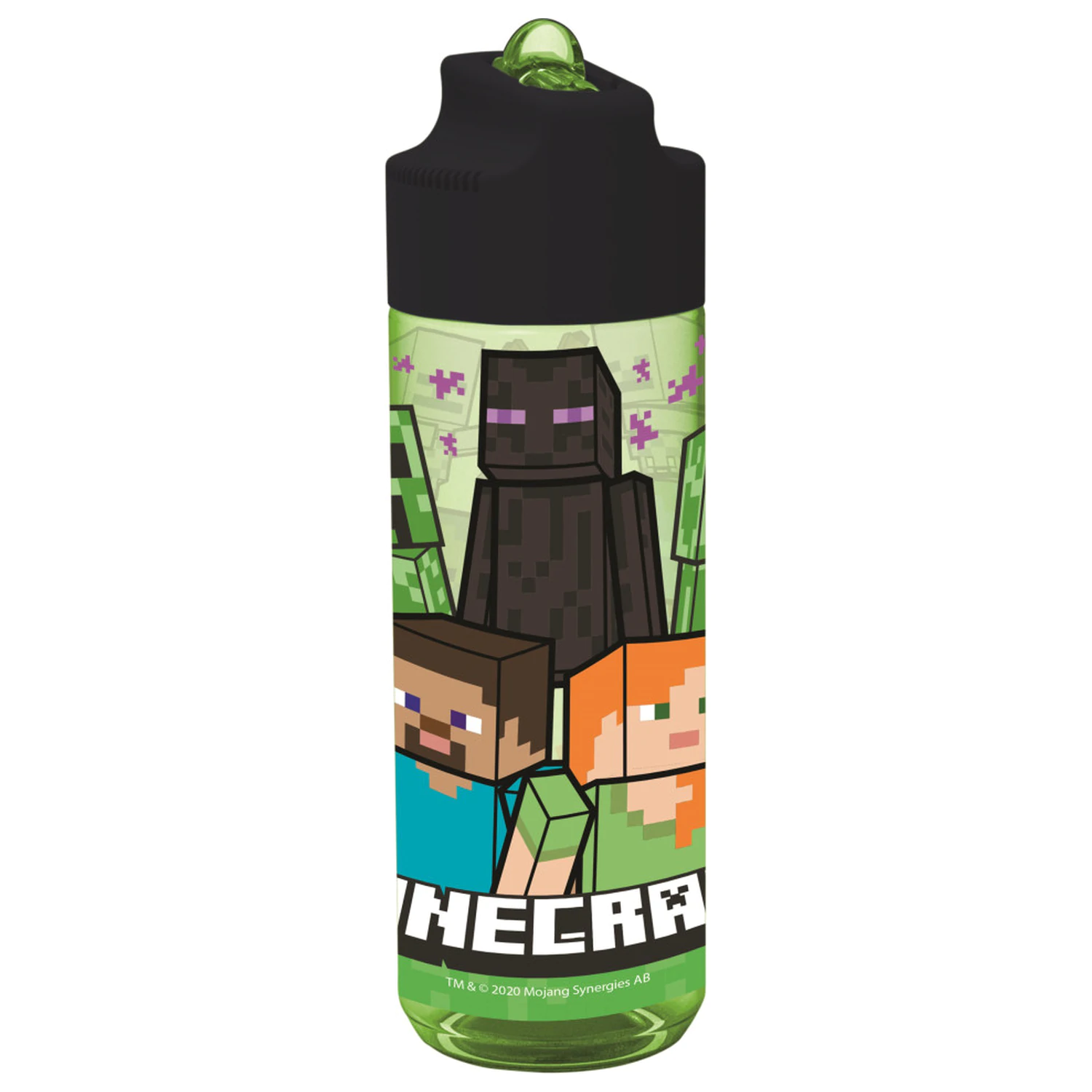 Minecraft Creeper Hydro butelka z tritane z słomką 540 ml zdjęcie produktu