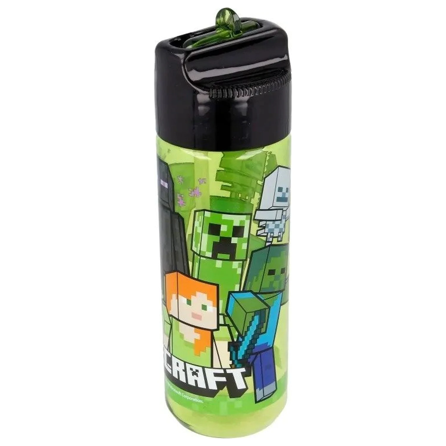 Minecraft Creeper Hydro butelka z tritane z słomką 540 ml zdjęcie produktu