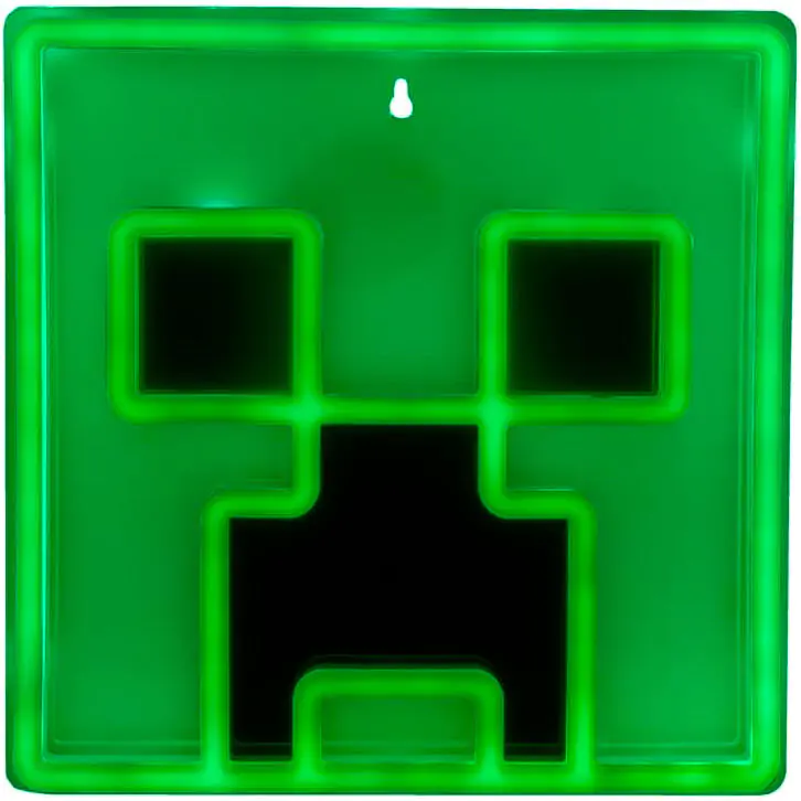 Minecraft Creeper LED Lampa ścienna 25 cm zdjęcie produktu