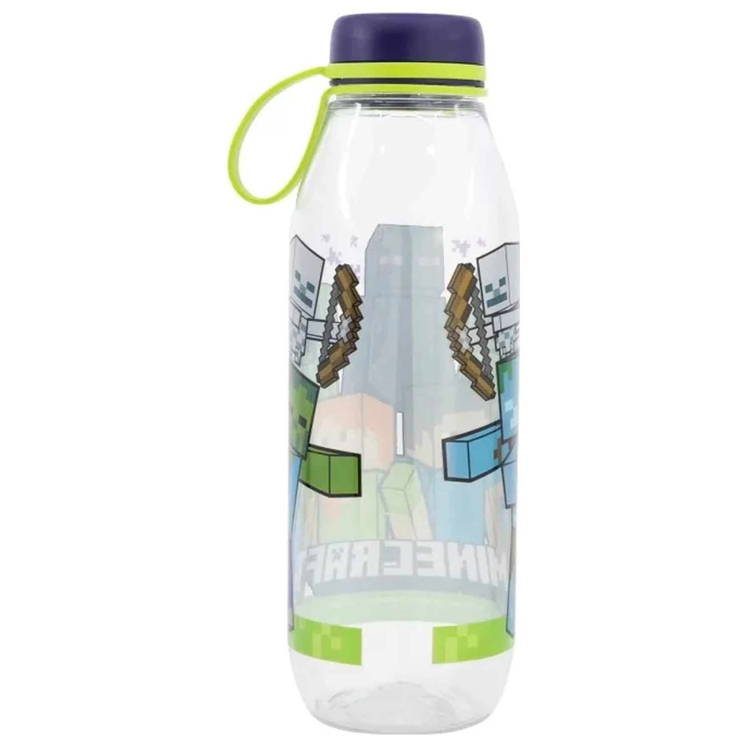 Plastikowa butelka na wodę Ecozen Minecraft Creeper Squad z zakręcaną nakrętką 650 ml zdjęcie produktu
