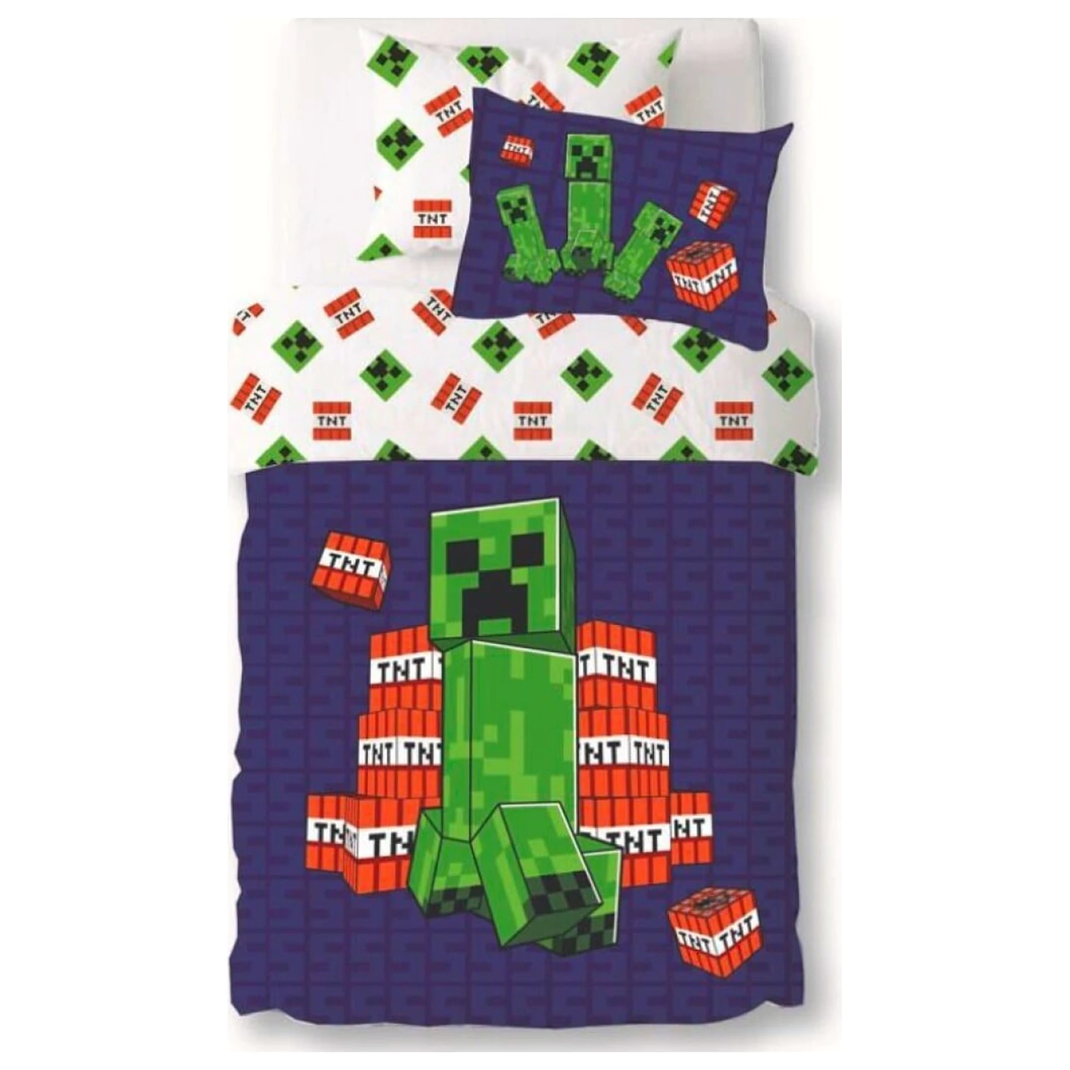 Poszewka na kołdrę Minecraft Creeper TNT zdjęcie produktu