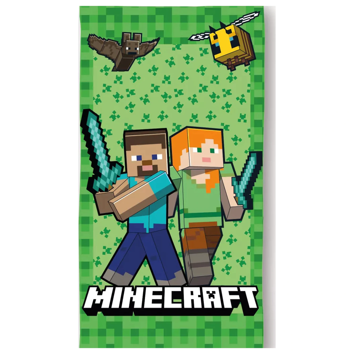 Minecraft Cube World Ręcznik 70x140cm zdjęcie produktu