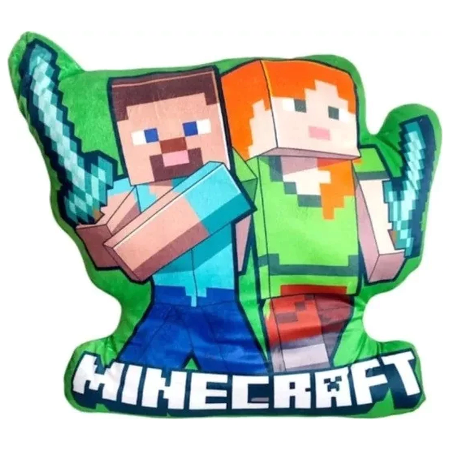 Minecraft Duo 3D poduszka w kształcie, poduszka dekoracyjna 40 cm zdjęcie produktu
