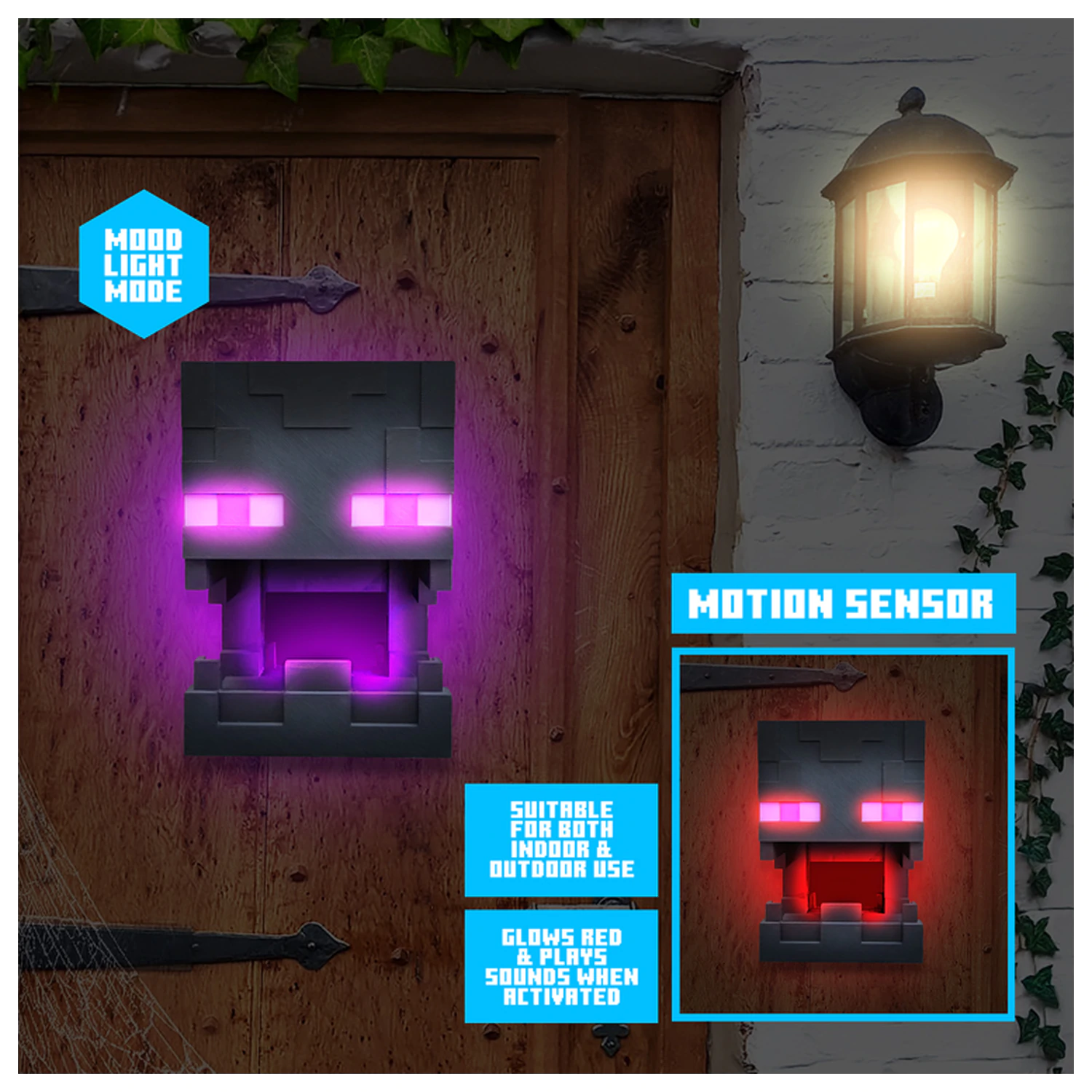 Maska Minecraft Enderman Light Motion Sensor zdjęcie produktu