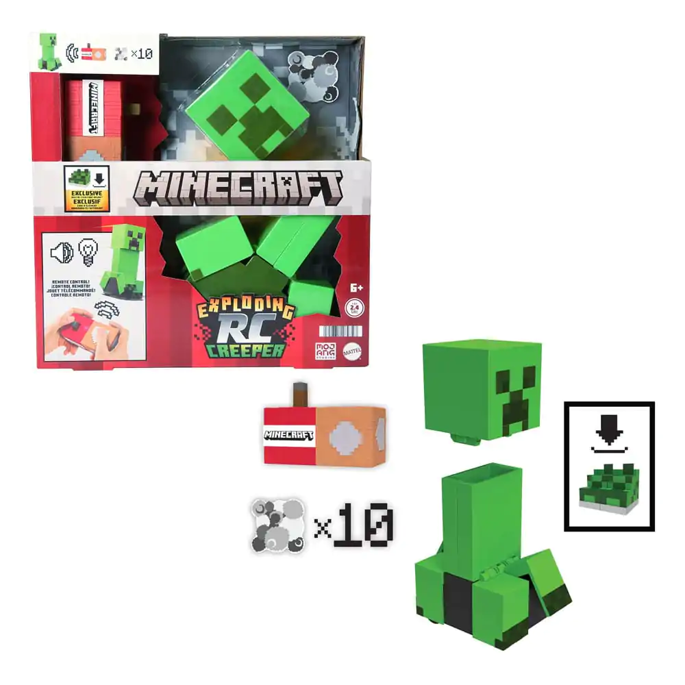 Figurka Minecraft Wybuchający RC Creeper 25 cm zdjęcie produktu