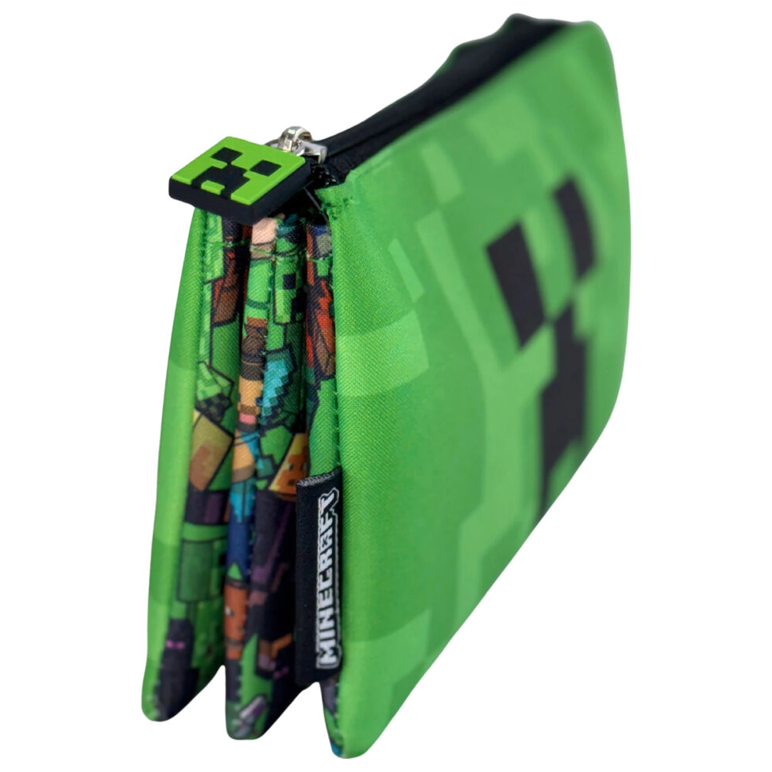 Minecraft Face potrójny piórnik  zdjęcie produktu