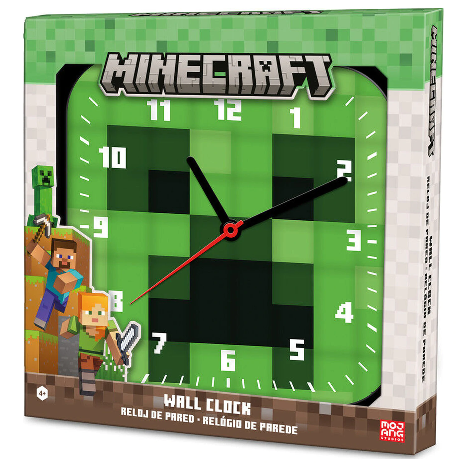 Zegar ścienny Minecraft zdjęcie produktu