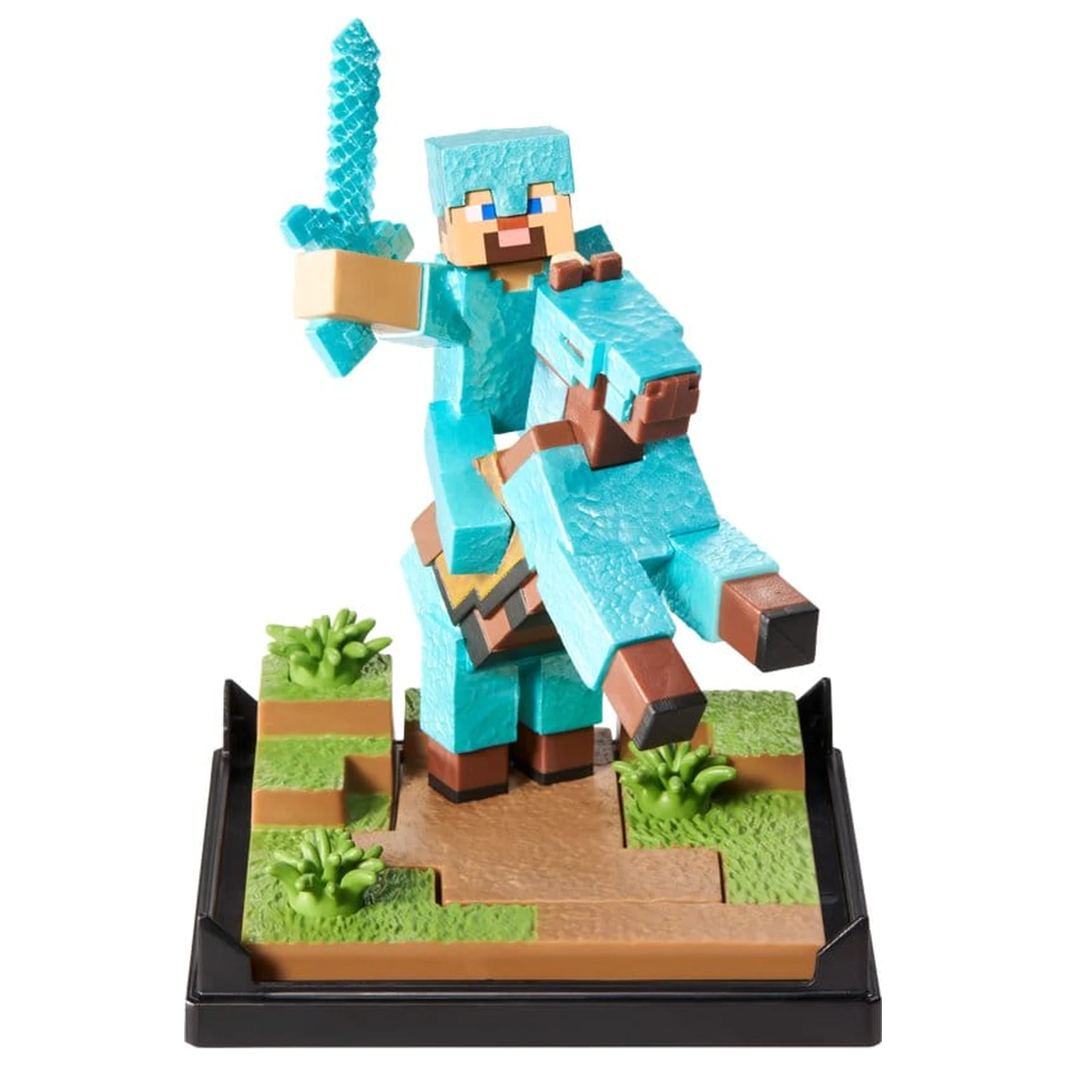 Minecraft Figurka Diorama Diamond Armor Steve and Horse 18 cm zdjęcie produktu