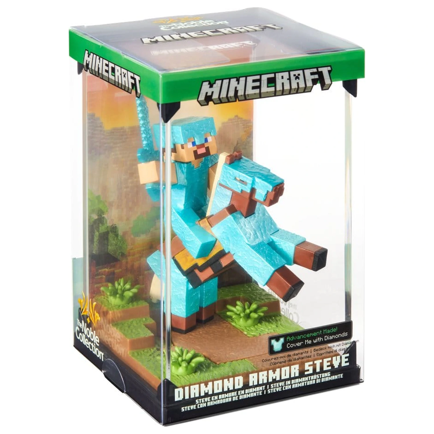Minecraft Figurka Diorama Diamond Armor Steve and Horse 18 cm zdjęcie produktu