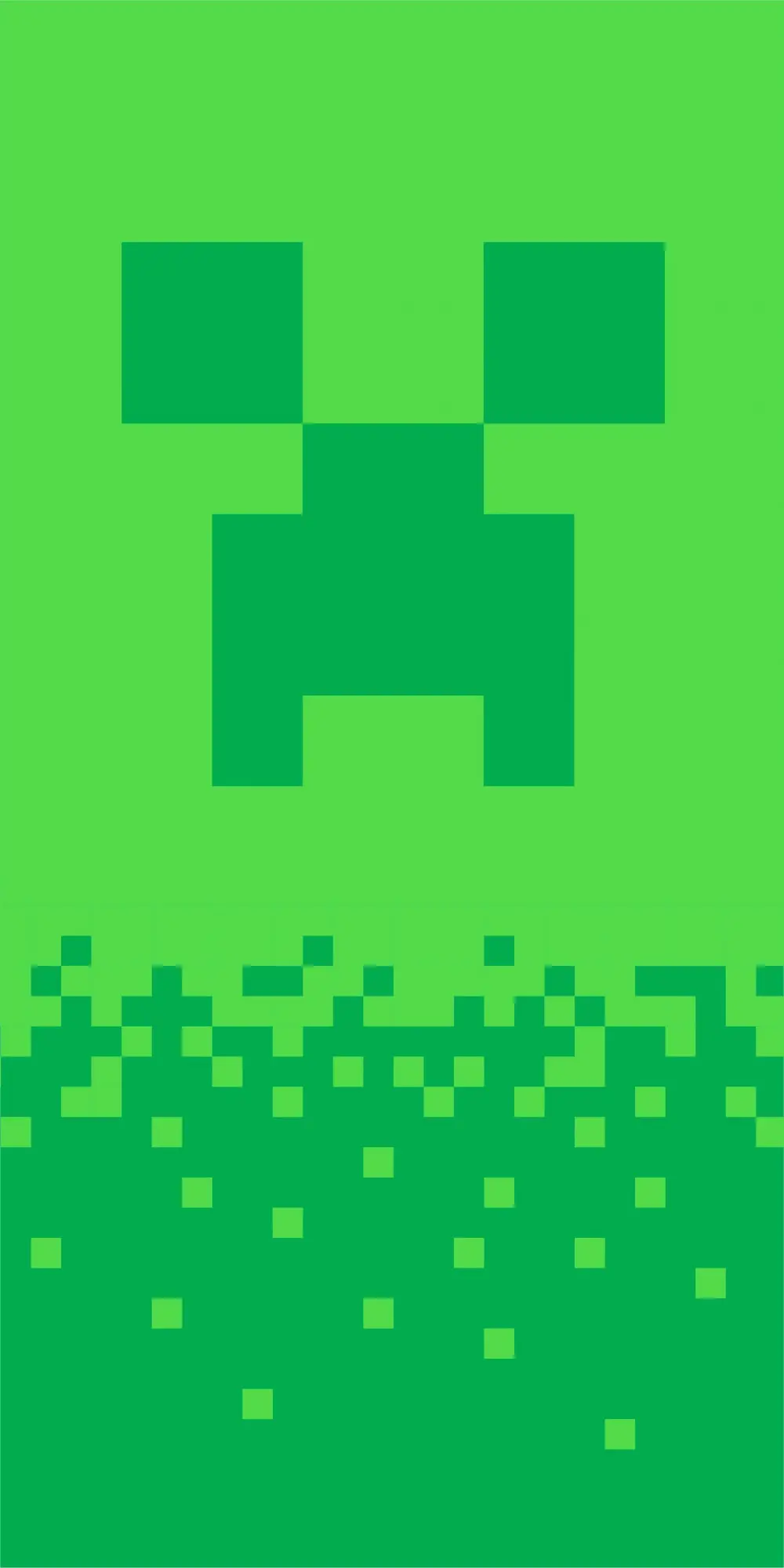 Ręcznik kąpielowy Minecraft, ręcznik plażowy cyfrowy Creeper 70*140cm zdjęcie produktu