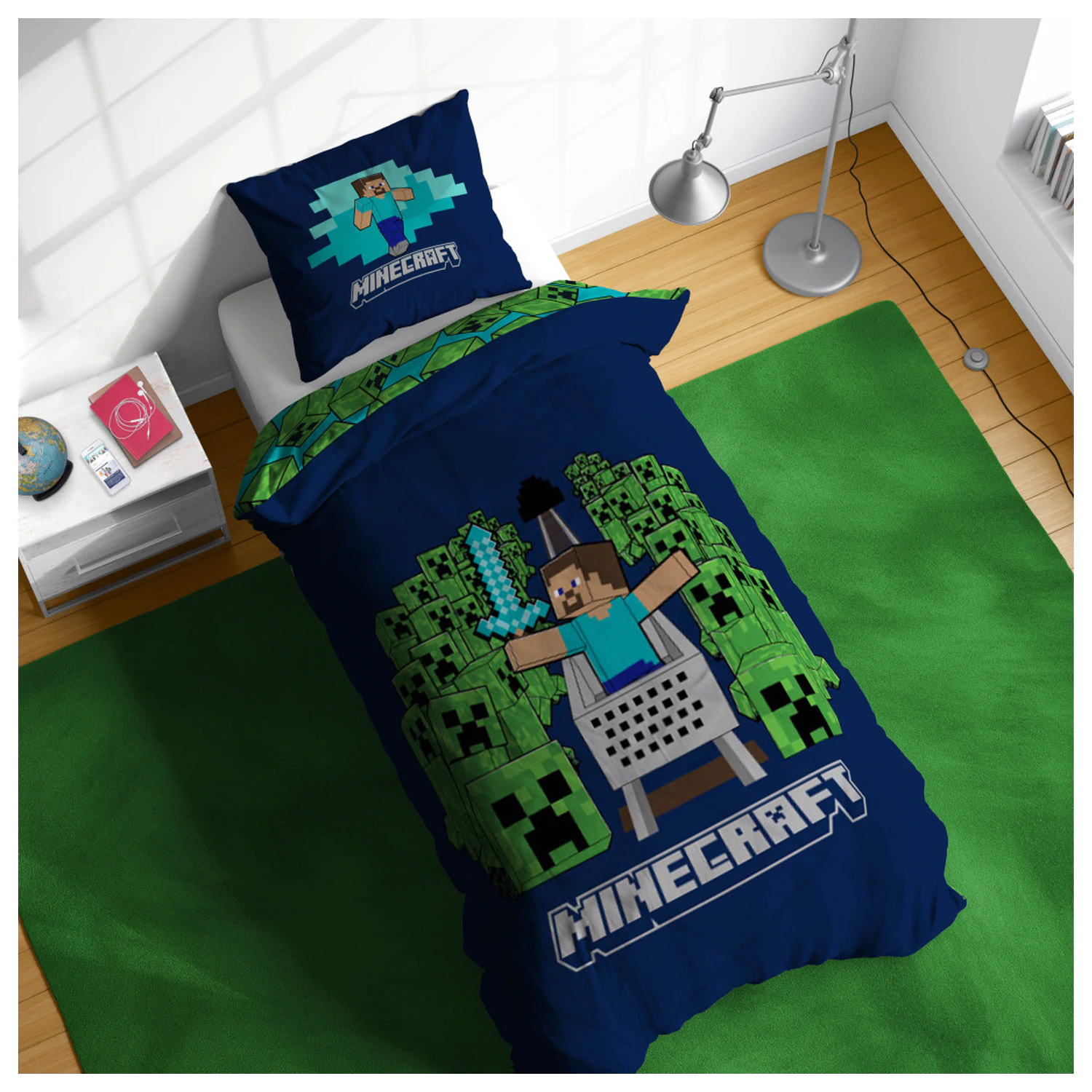 Minecraft Game Over Creepers Poszwa na kołdrę zdjęcie produktu