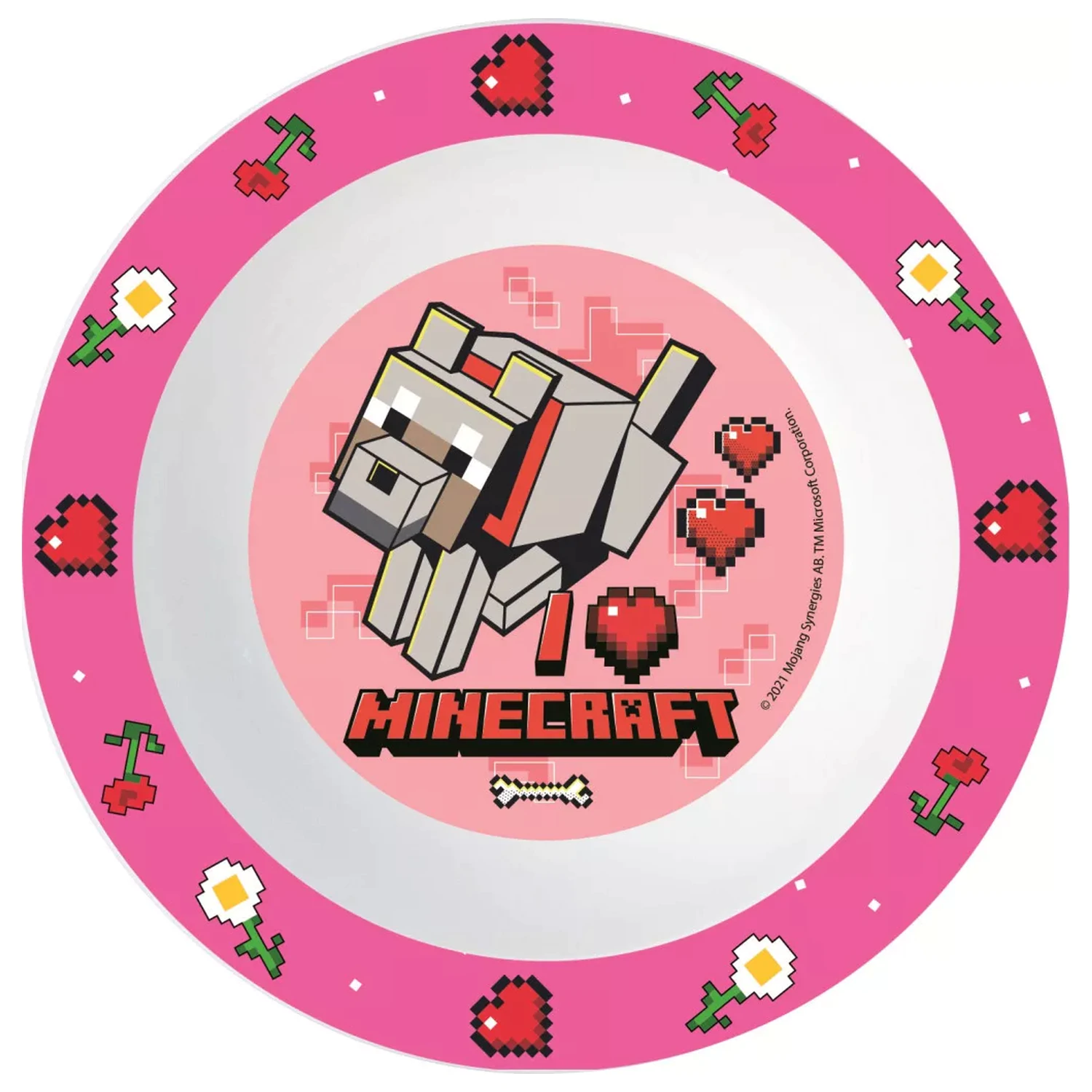 Minecraft Girls mikro głęboki talerz 16 cm zdjęcie produktu