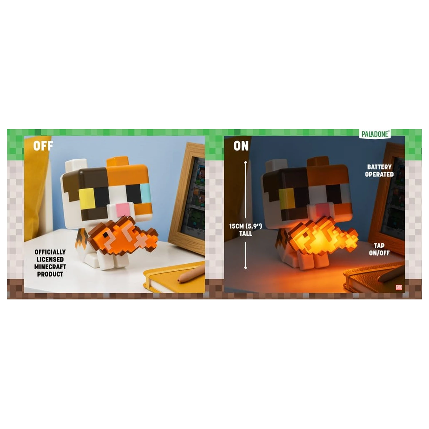Minecraft GloBuddies Light Cat 15 cm zdjęcie produktu