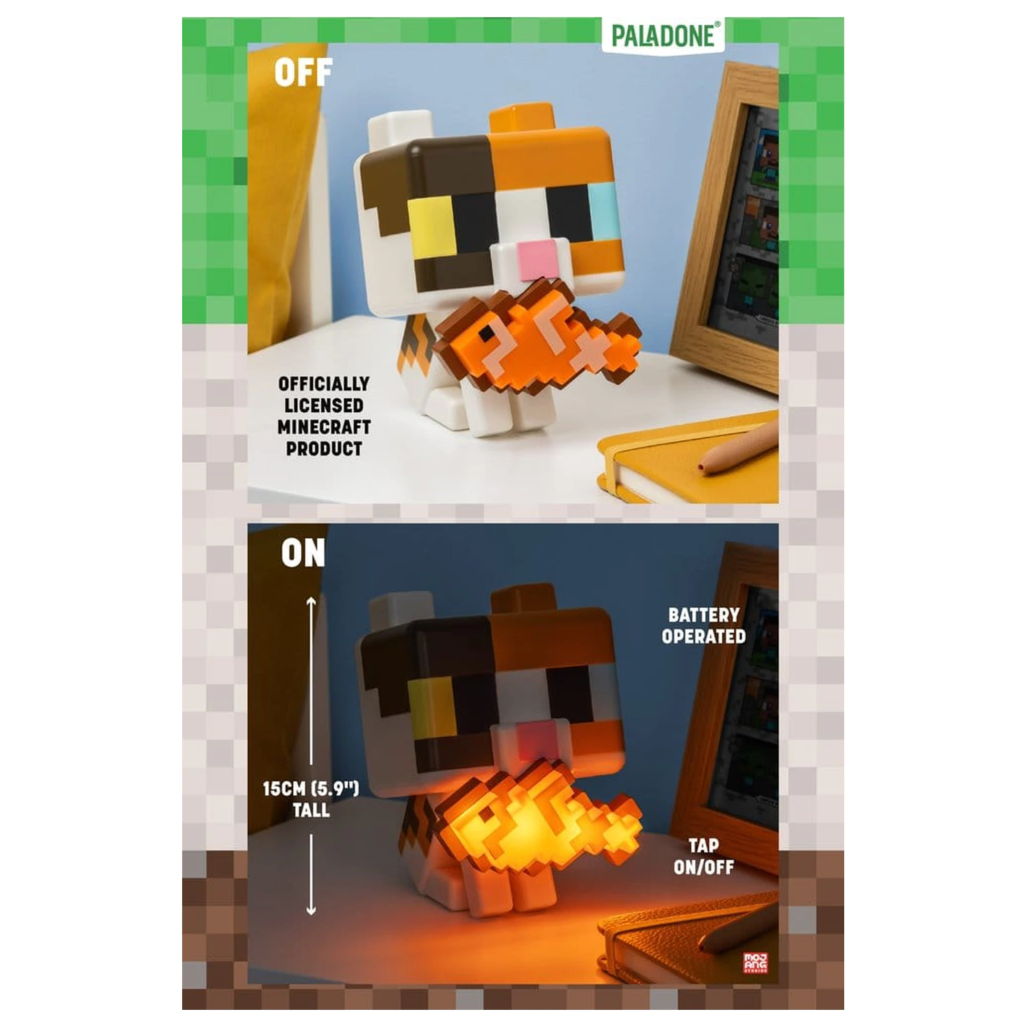 Minecraft GloBuddies Light Cat 15 cm zdjęcie produktu